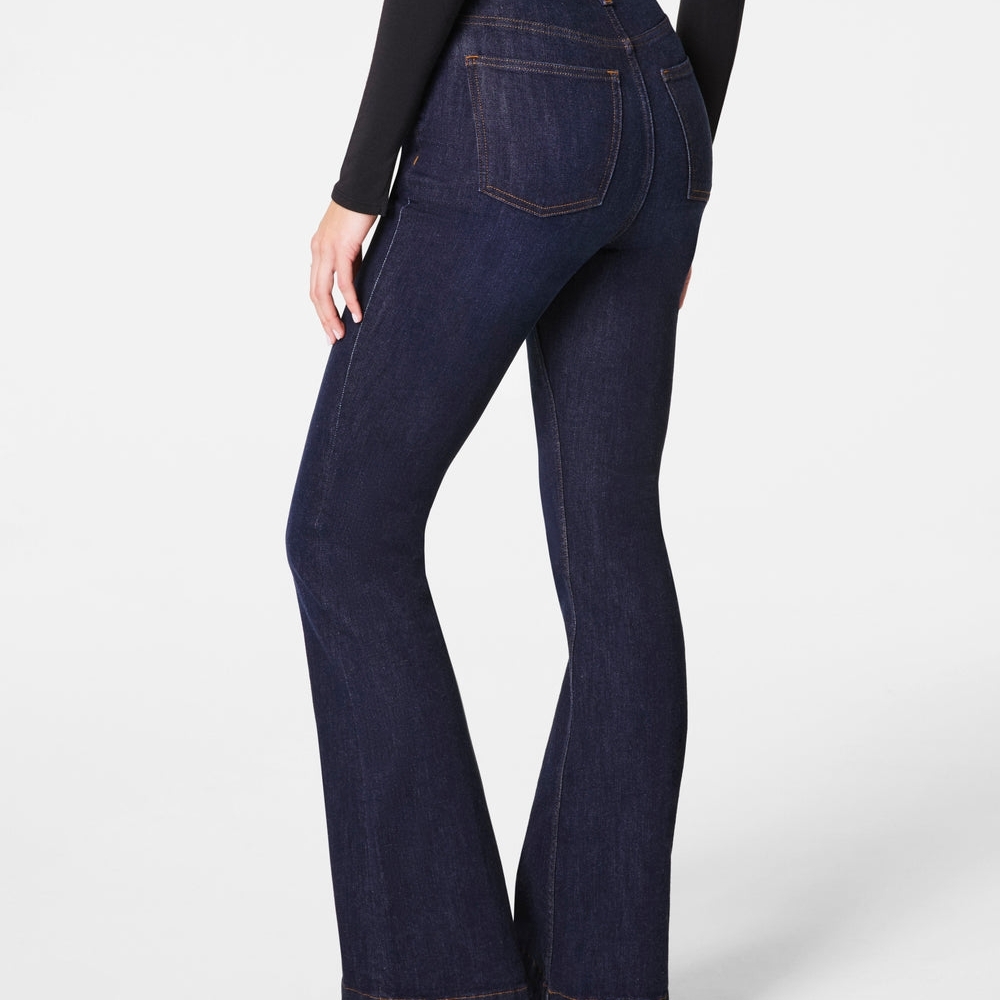NWT SPANX SPANX Sculpt Redefine Flare Jeans Dark Indigo SZ 4